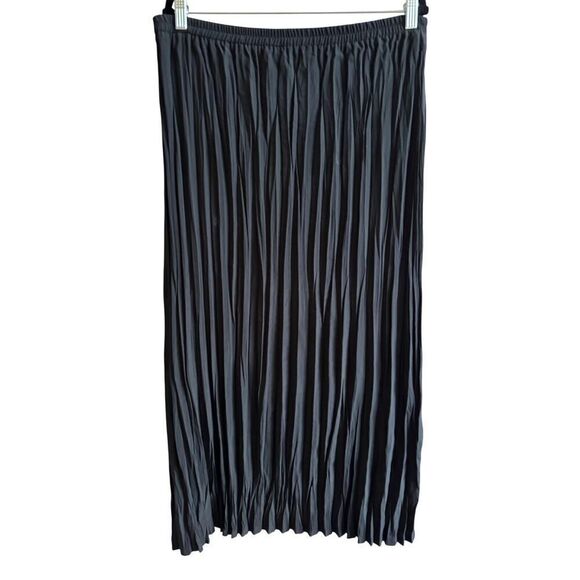 Babette San Francisco Women's Sz Large Black Accordion Pleated Skirt GUC‎ - Picture 2 of 4